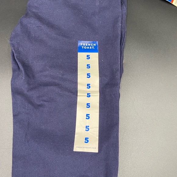 French Toast size 5 navy blue straight uniform pants - Picture 5 of 8